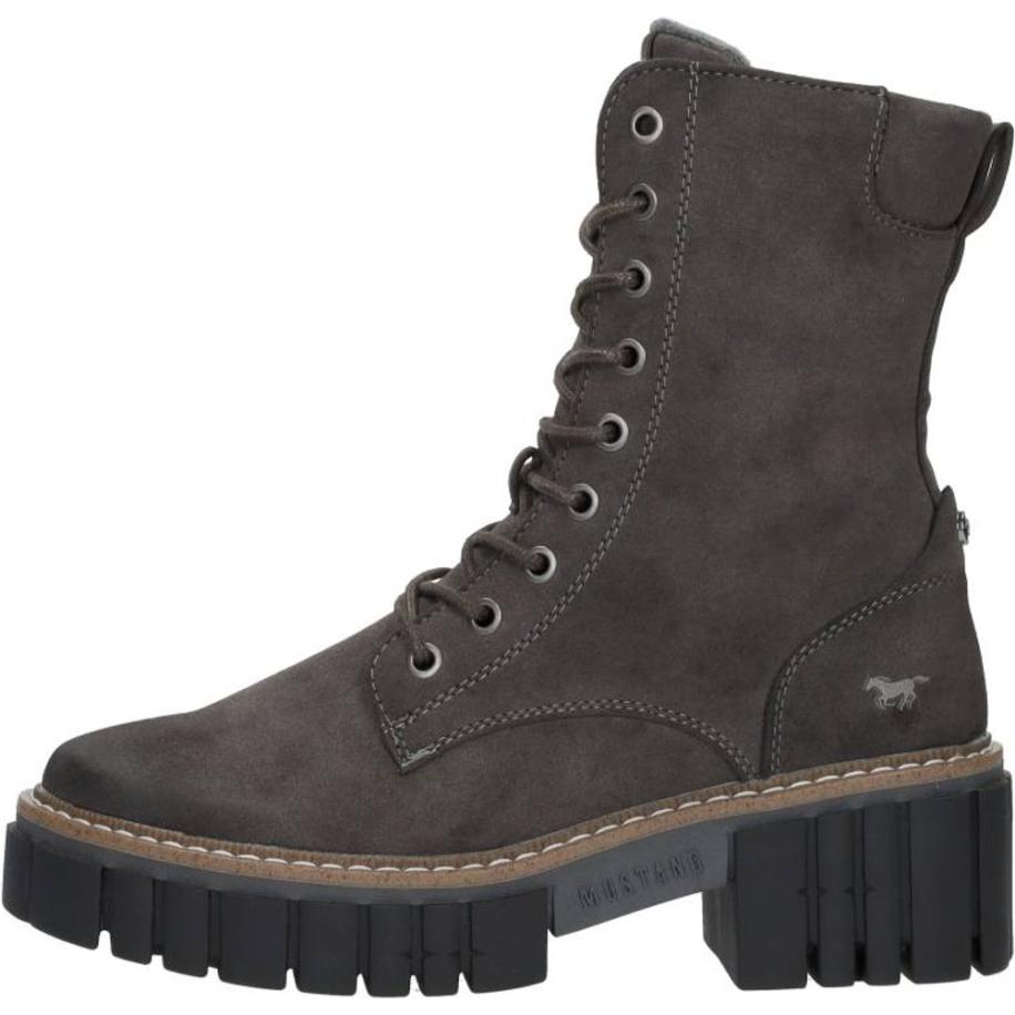 Mustang - Veterschoenen Hoog Bruin