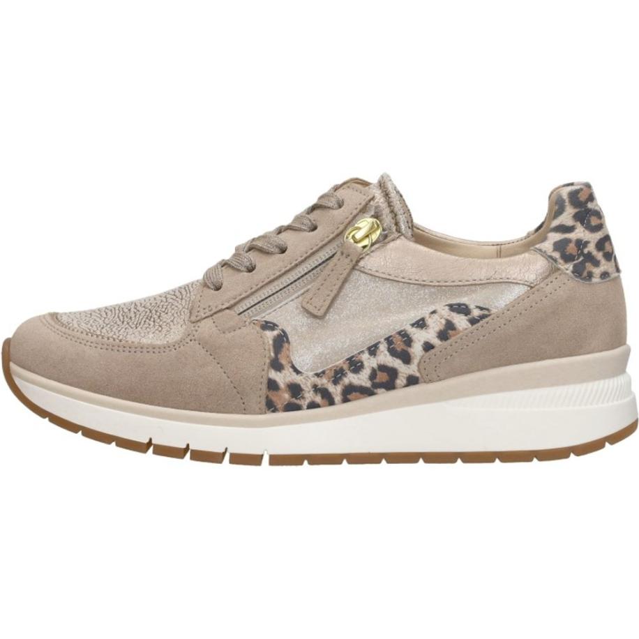 Gabor - Sneakers Laag Met Stretch Bruin