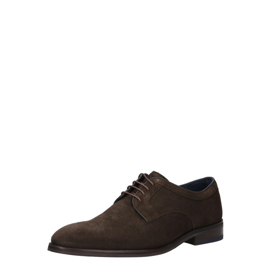 JOOP! JOOP! Veterschoen Velluto Kleitos donkerbruin -
