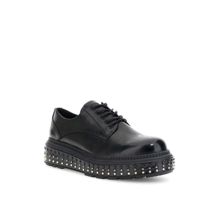 CAFè NOIR Veterschoen zwart Zwart