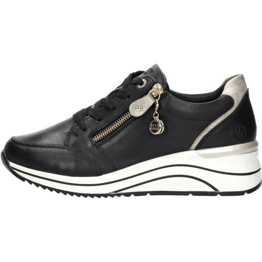 Remonte - Veterschoenen Laag Zwart