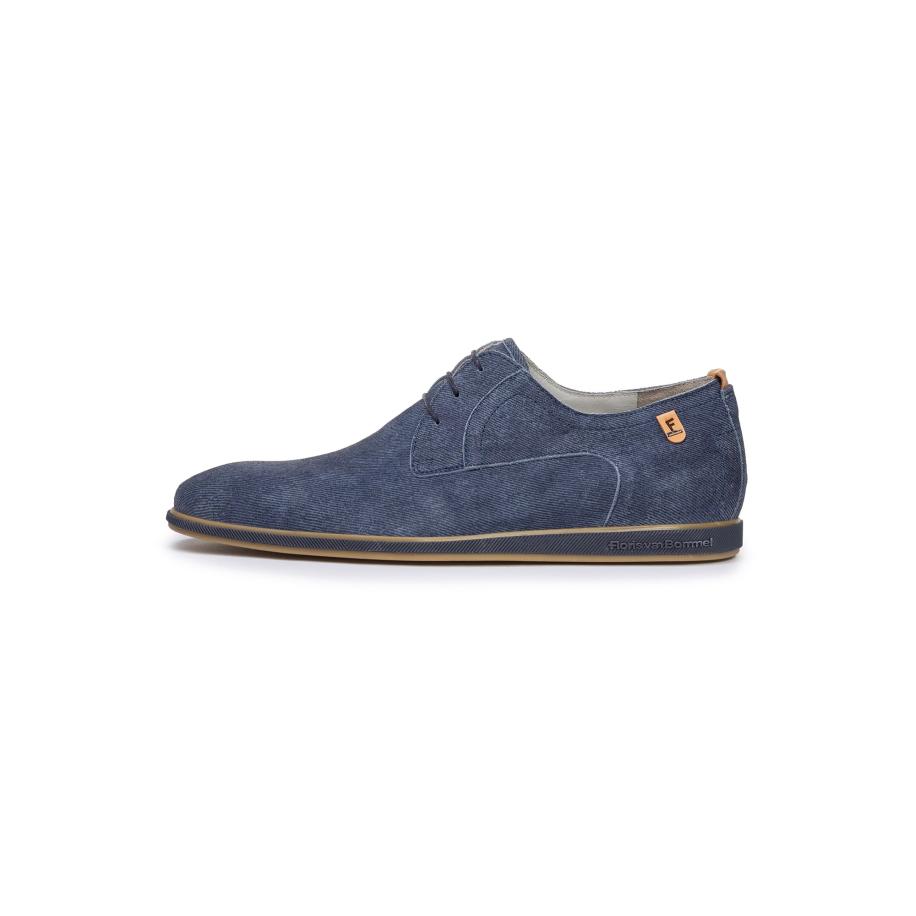 Floris van Bommel Floris van Bommel Veterschoen Presli 2 blauw denim -