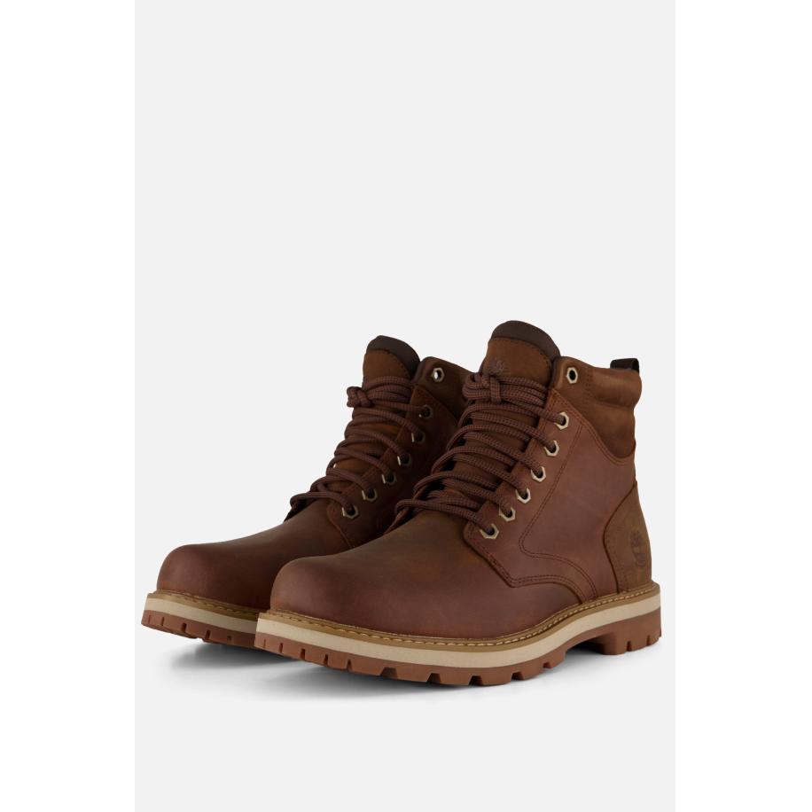 Timberland Britton Road Mid Veterboots cognac Leer Bruin