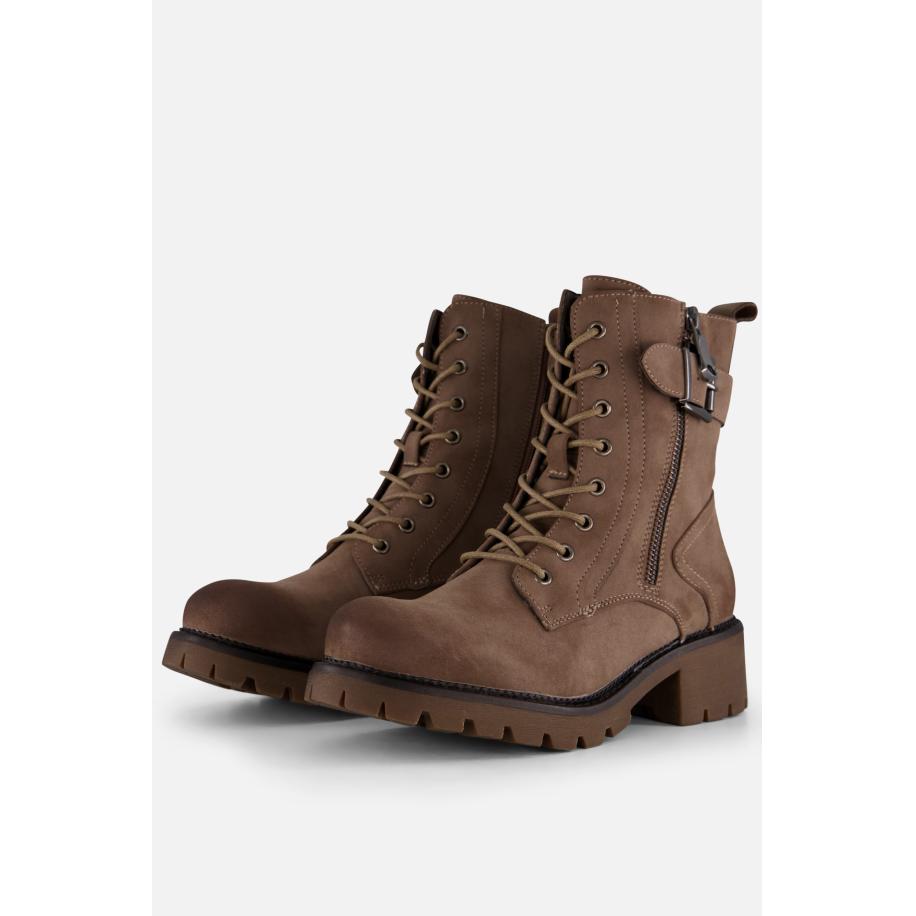 Supercracks Veterboots taupe Pu Bruin