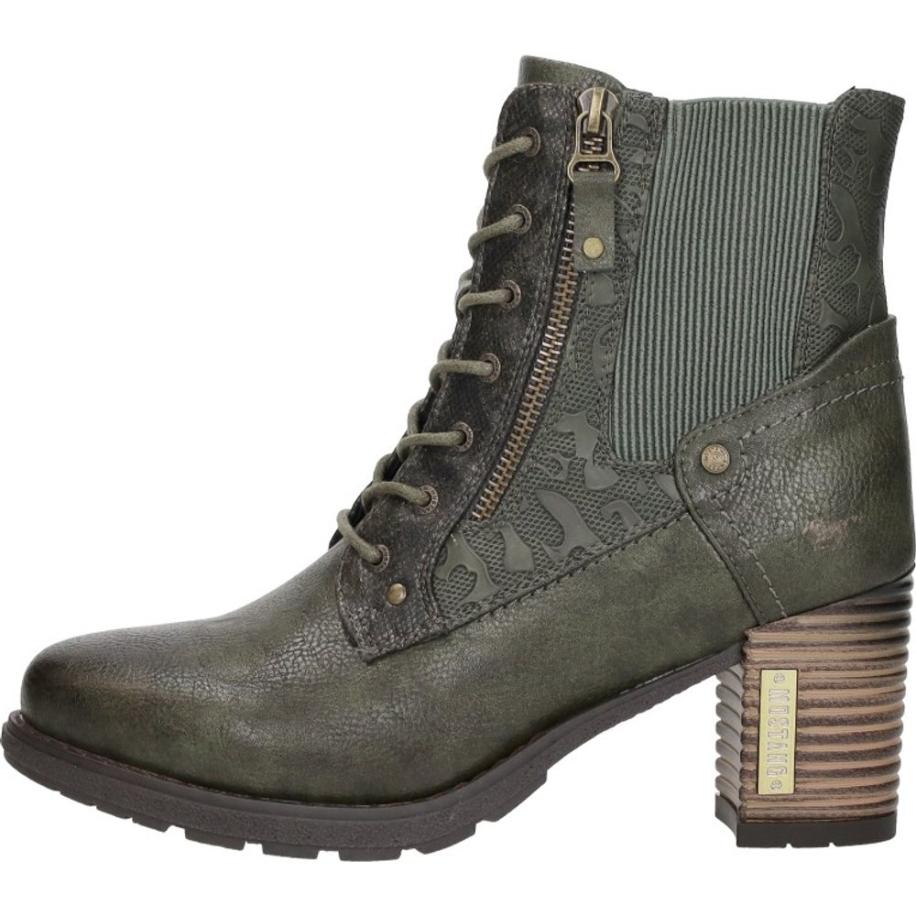 Mustang - Veterschoenen Hak Groen
