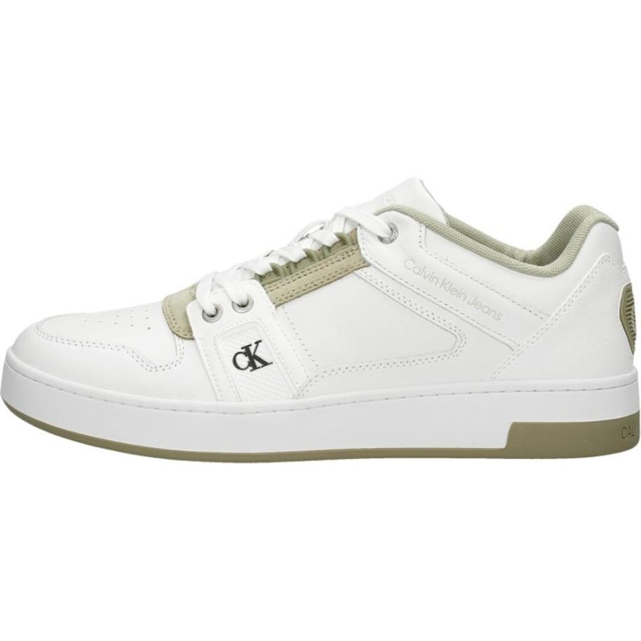 Calvin Klein - Cupsole Laceup Basket Low Lth Wit
