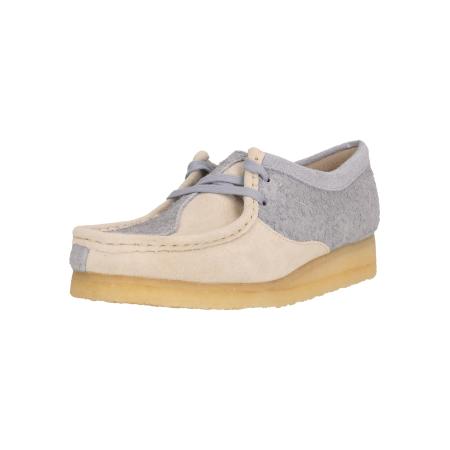 Clarks CLARKS Veterschoen Wallabee lichtblauw