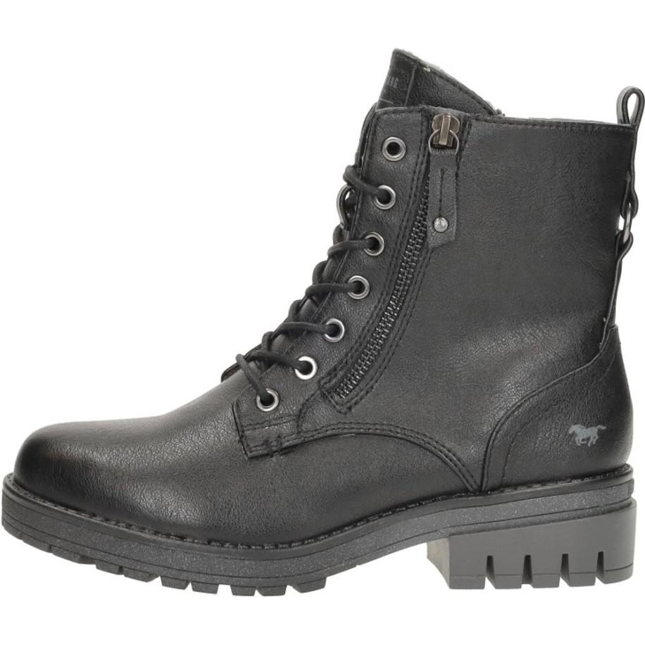 Mustang - Veterschoenen Hoog Zwart