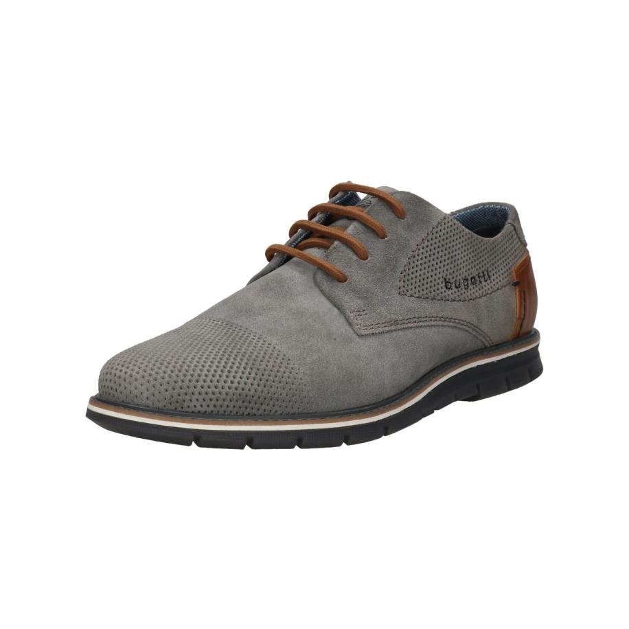 Bugatti bugatti Veterschoen Simone cognac / basaltgrijs -