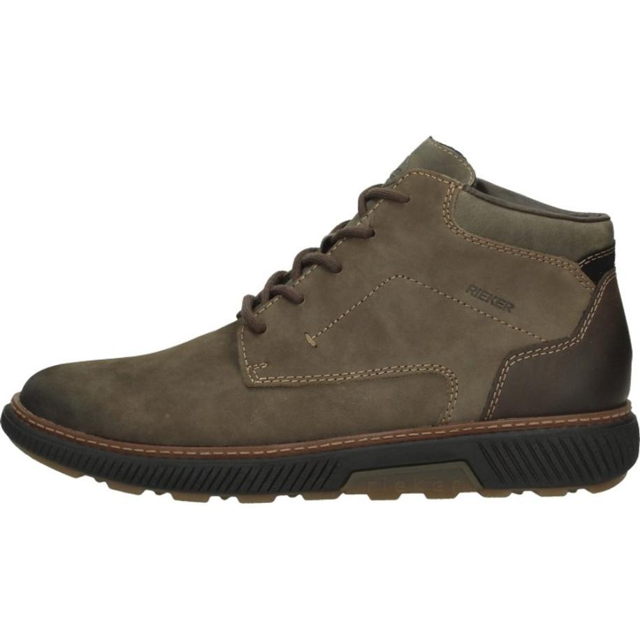 Rieker - Veterschoenen Hoog Bruin