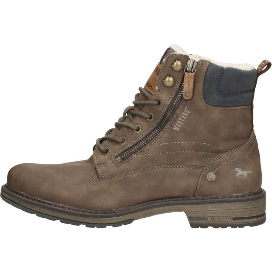 Mustang Veterboots bruin Synthetisch Bruin