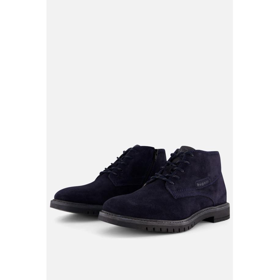 Bugatti Caj Veterschoenen blauw Suede Blauw