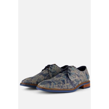 Vertice Veterschoenen blauw Leer