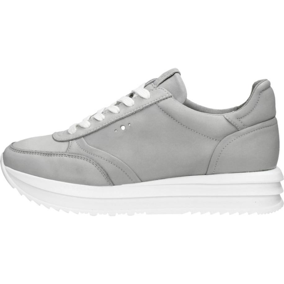 Aqa - Veterschoenen Laag Grijs