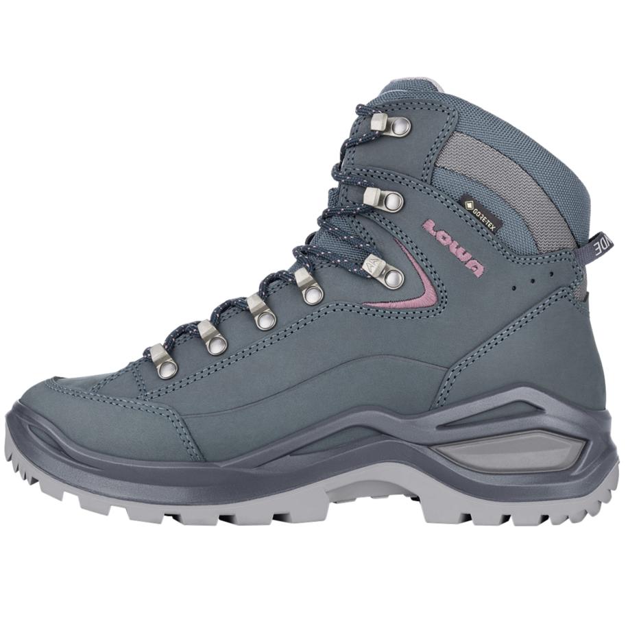Lowa LOWA Boots Renegade EVO GTX Mid smoky blue / pink -