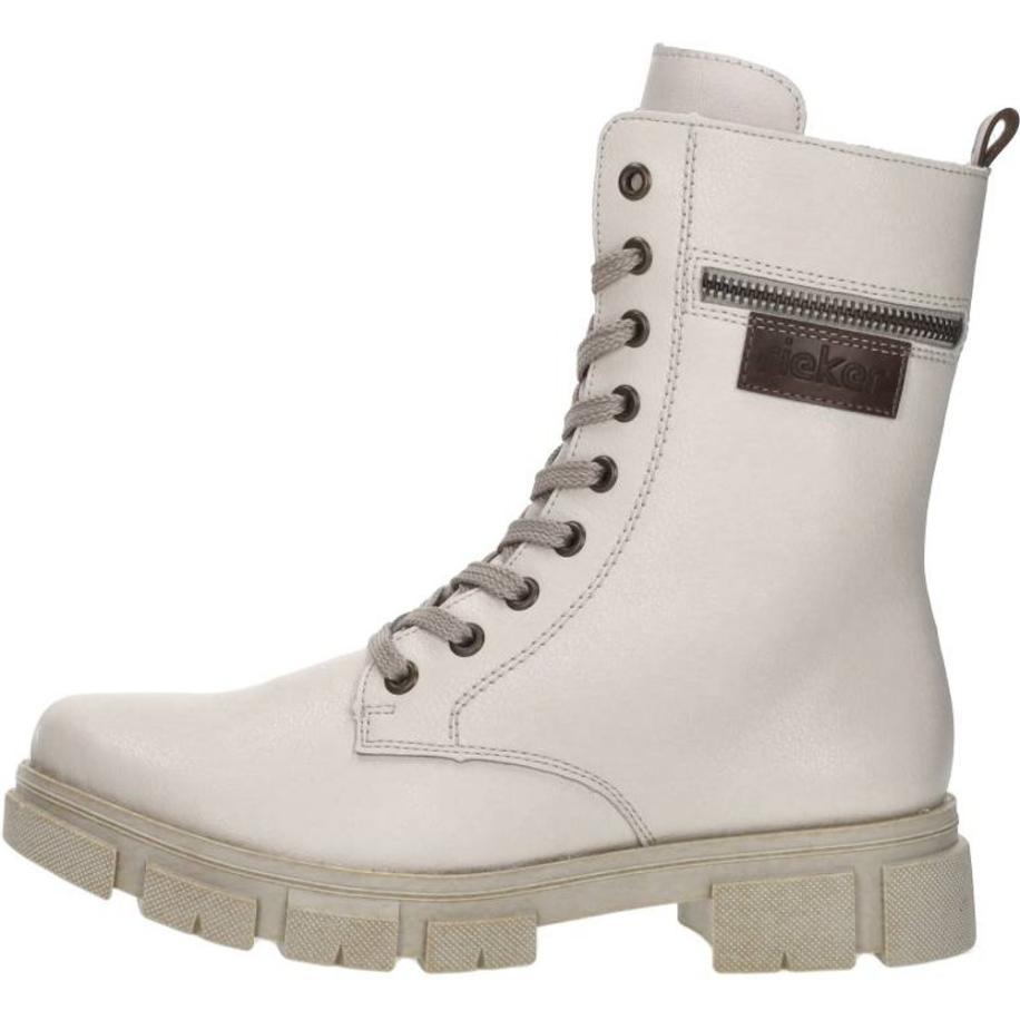 Rieker - Veterschoenen Hoog Wit