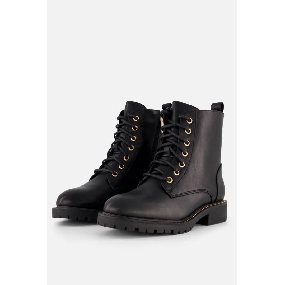 Cellini Veterboots zwart Pu Zwart