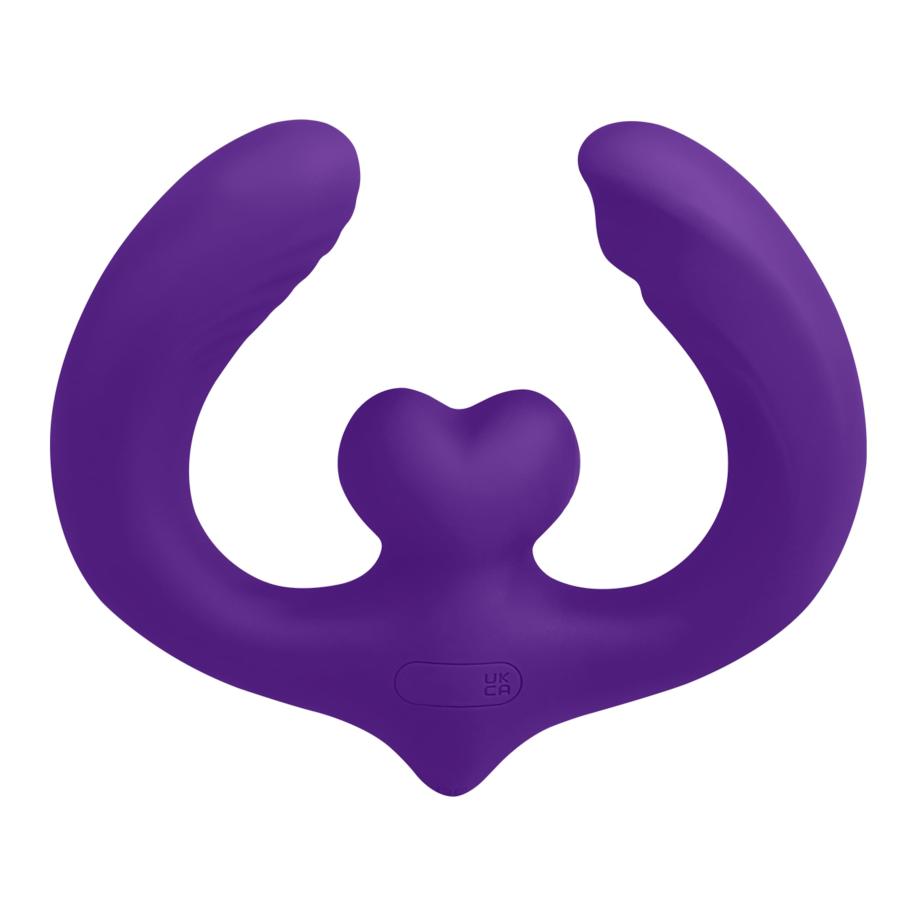 EIS Dubbele vibrator met clitorisstimulator 16,3 cm -