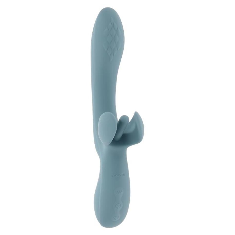 Evolved – Take Your Flick – Rabbit Vibrator Blauw