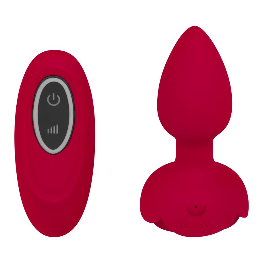 EIS Rozen-anaalplug met LED-licht 9,5 cm -