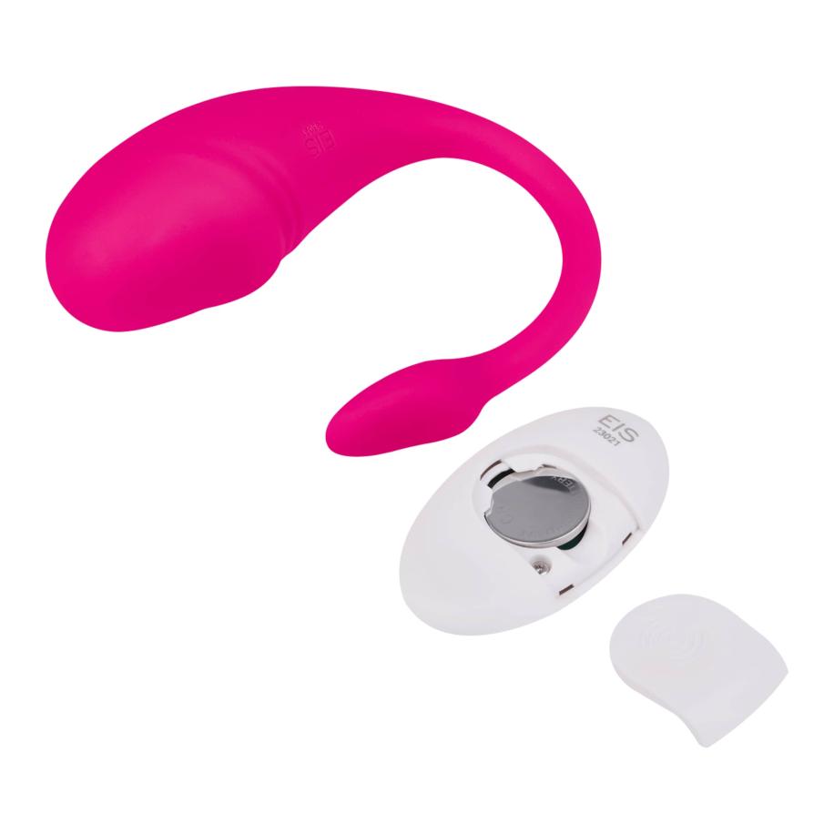 EIS Natuurlijke vibro-ei met afstandsbediening 10 cm -