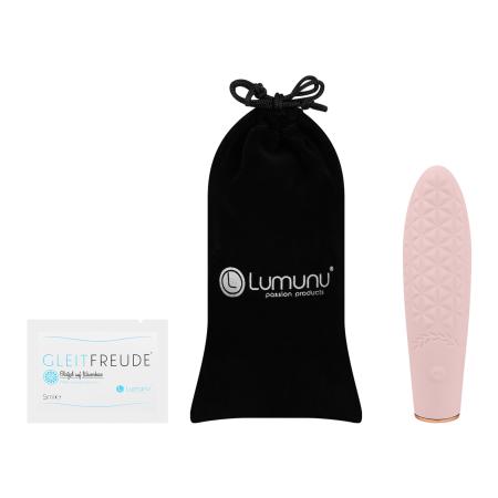 Lumunu Deluxe design vibrator - Genotskristal 14 cm