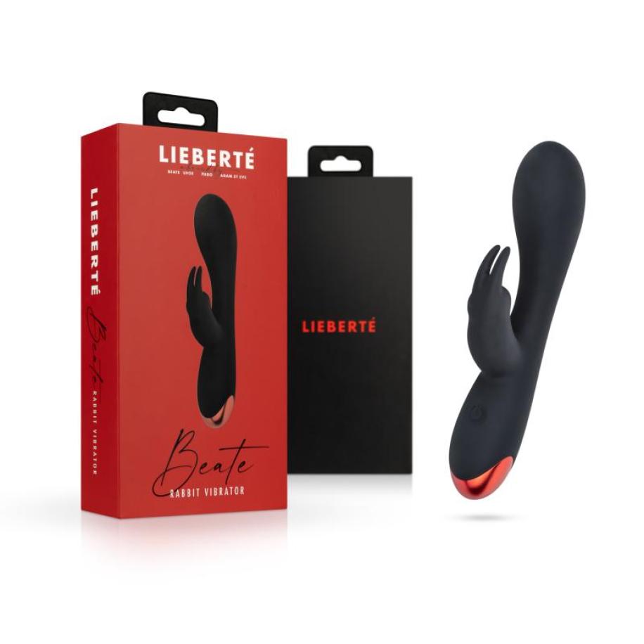 Lieberté - Beate Rabbit Vibrator Zwart