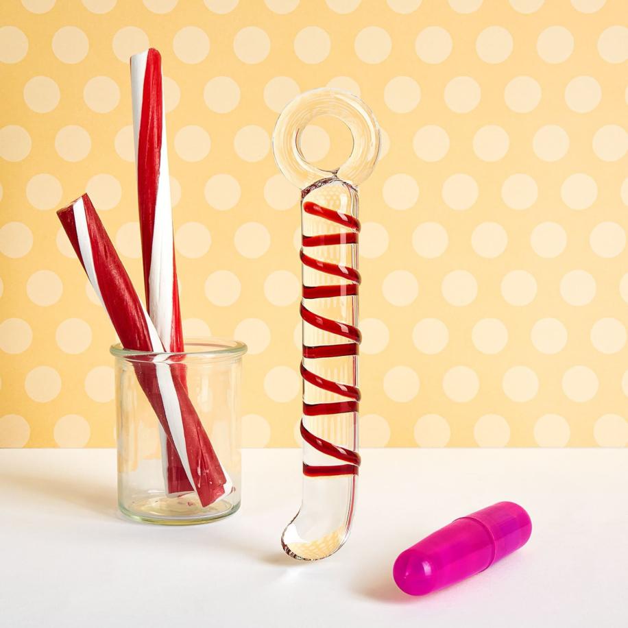 EIS Glazen vibrator met spiraalstructuur 20,5 cm -