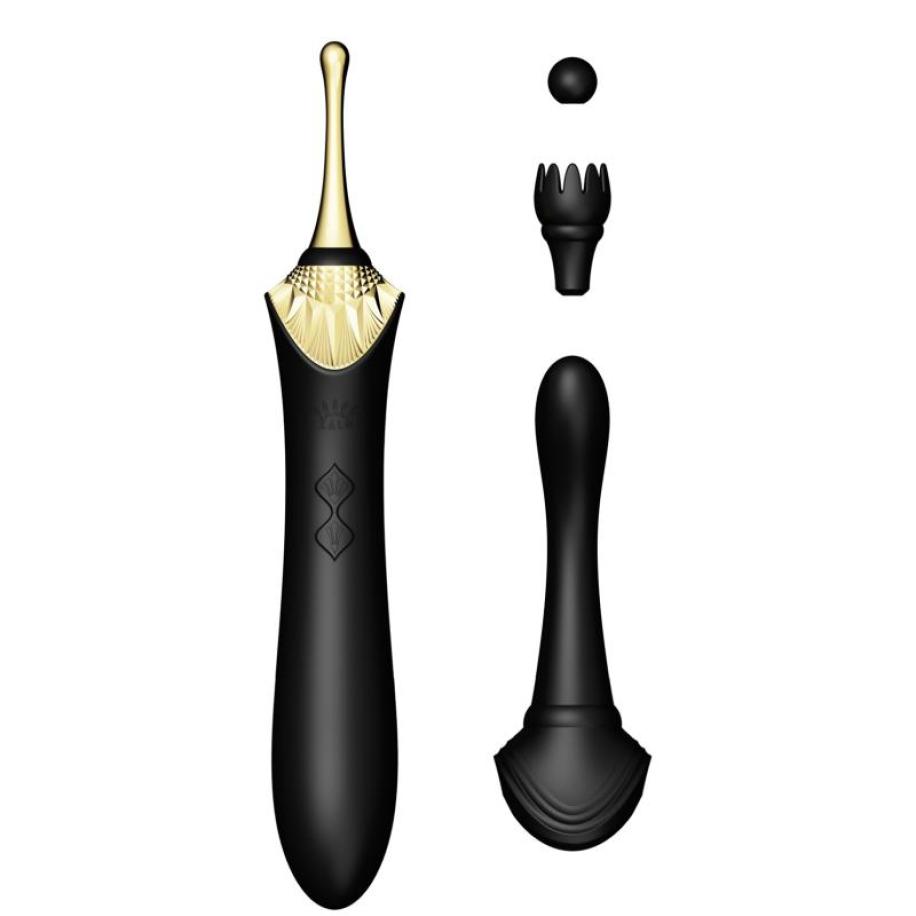 Zalo - Bess Clitoral Vibrator Obsidian Black Zwart
