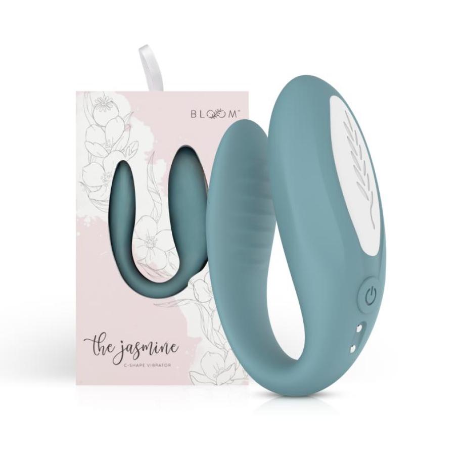 Bloom - The Jasmine C-vormige Vibrator - Groen Groen