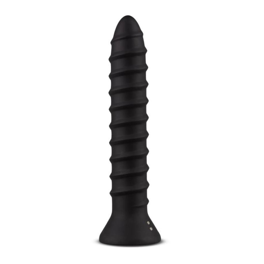 Screwed Plug Anaal Vibrator - Large Zwart