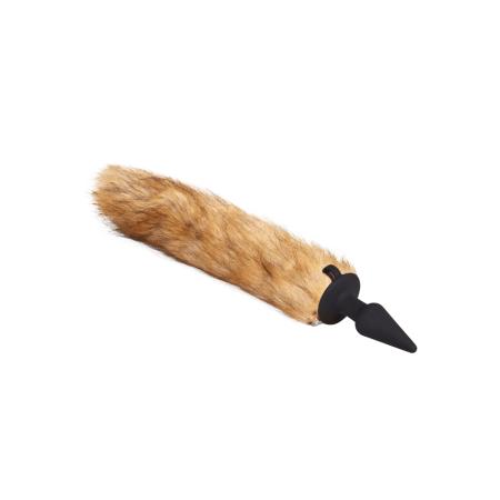 Rimba Anale vibrator met vossenstaart 10 cm