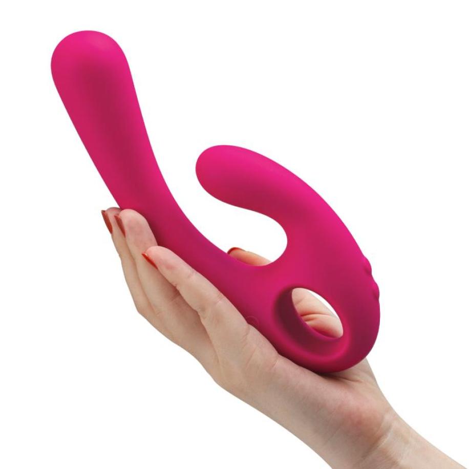 Nomi Tang - Flex Bi Bendable Dual Stimulation Vibrator Red Violet Roze