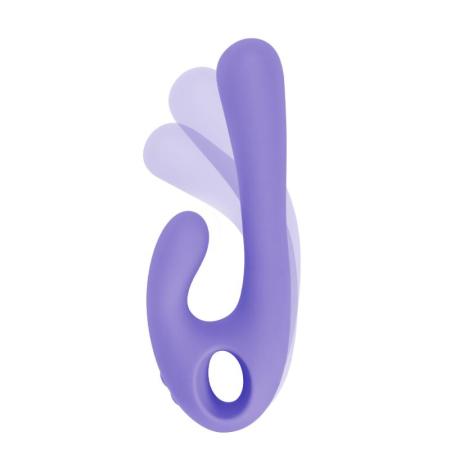 Nomi Tang - Flex Bi Bendable Dual Stimulation Vibrator Lavender
