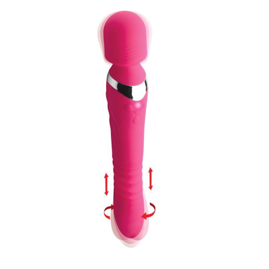 INMI - Ultra Thrust-Her Vibrerende Siliconen Wand - Roze Roze