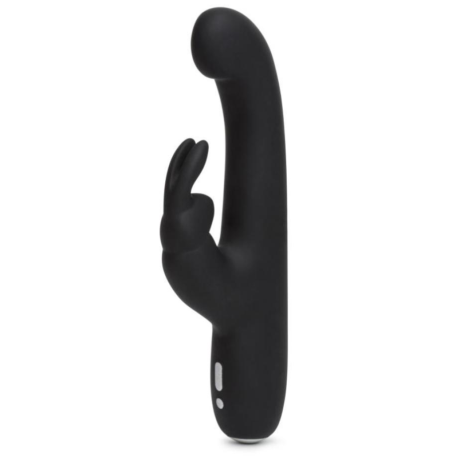 Happy Rabbit – Slimline G-Spot Rabbit Vibrator – Zwart Zwart