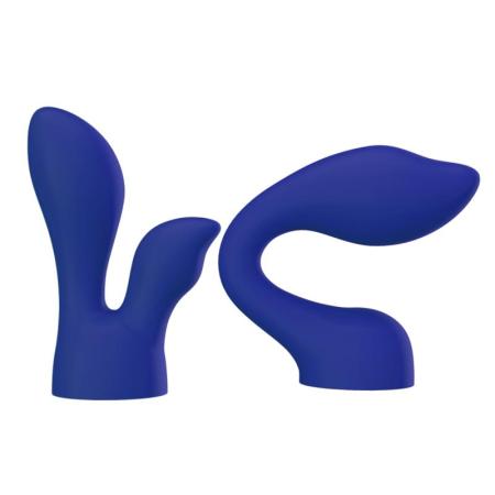 PalmPower - PalmSensual Opzetstukken voor Wand Vibrator - Blauw