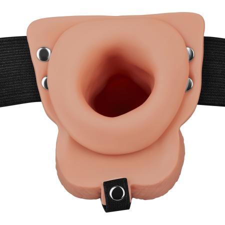 Fetish Fantasy Hollow Strap-On With Remote Flesh 18,5 cm