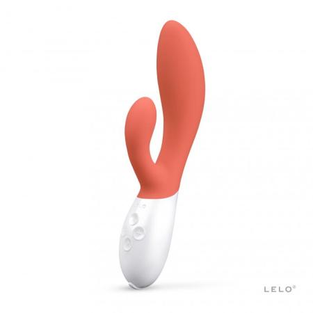 LELO Ina 3 Rabbit Vibrator Coral