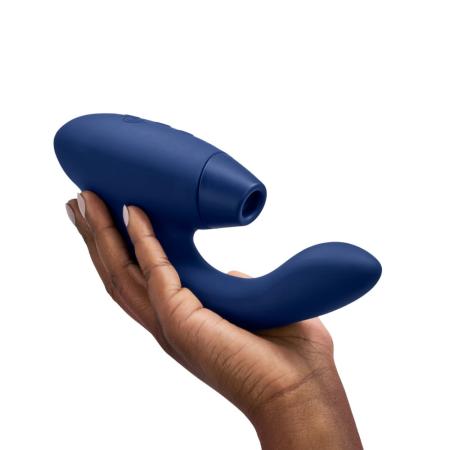 Womanizer Duo 2 Luxe dubbele stimulator met Pleasure Air-technologie voor de clitoris en vibratie G-Spot Vibrators Dames