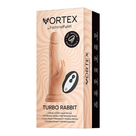 FemmeFunn Vortex - Turbo Rabbit 21 cm
