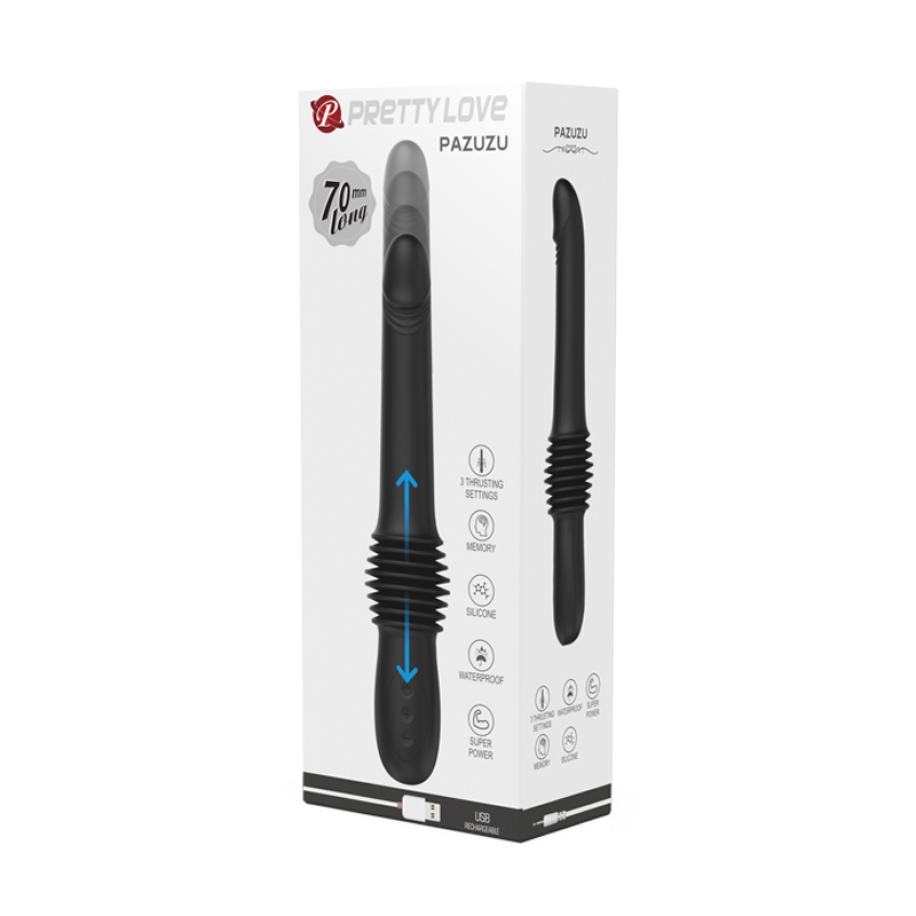 Pazuzu Stotende Vibrator Zwart