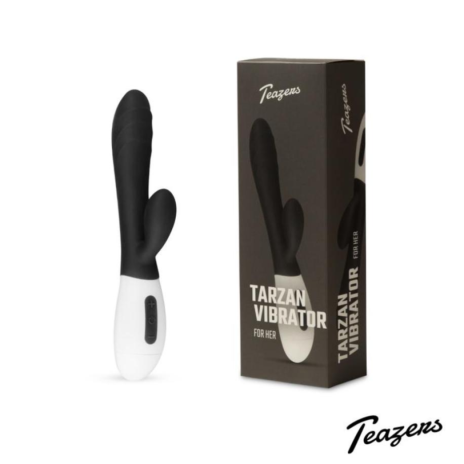 Teazers Tarzan Vibrator - Zwart Zwart
