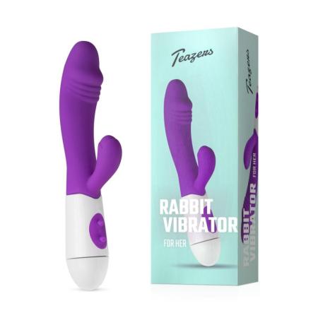 Realistische Rabbit Vibrator Paars