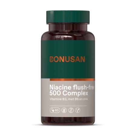 Bonusan Niacine flush-free 500 Complex Capsules