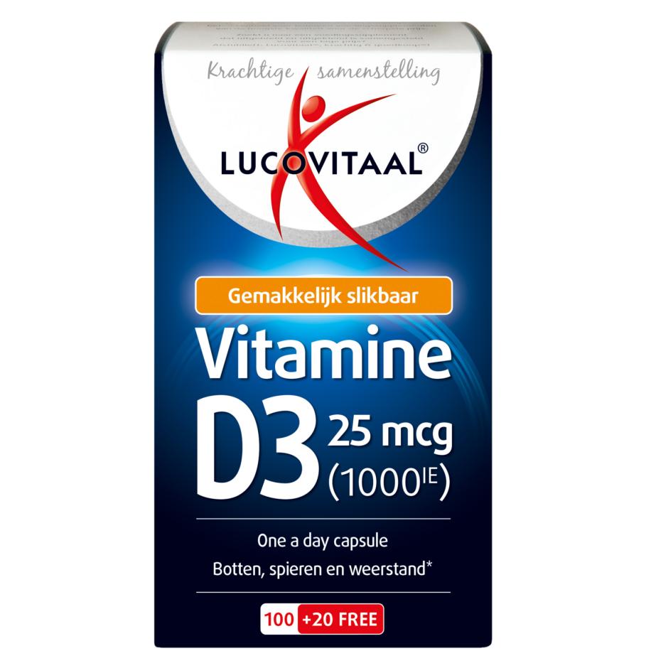 Lucovitaal Vitamine D3 25mcg Capsules