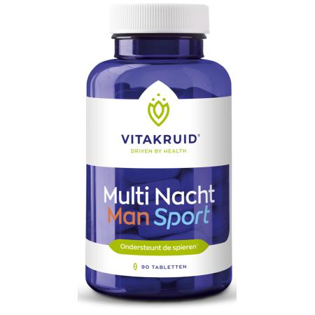 Vitakruid Multi Nacht Man Sport 100% Vegan 90
