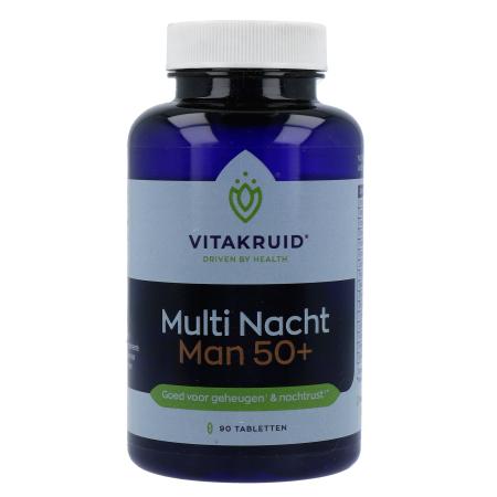Vitakruid Multi Nacht Man 50+ 100% Vegan 90