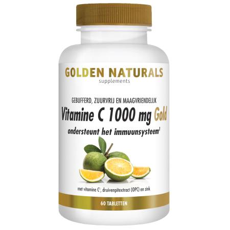 Golden Naturals Vitamine C 1000 mg Gold Tabletten