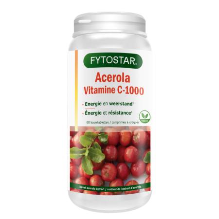Fytostar Acerola Vitamine C-1000 Kauwtabletten